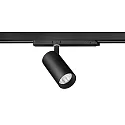 Skinne spot TRAXX MIDI rund, drejelig, omskiftelig LED IP20, sort 