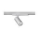 3-phase spot TRAXX MIDI round, rotatable IP20, silver dimmable