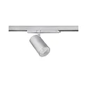 3-phase spot TRAXX MAXI round, rotatable IP20, silver dimmable
