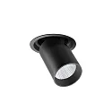 Spot TRAXX MICRO rund, svingbar, drejelig, omskiftelig LED IP20, sort 