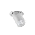 Spot TRAXX MICRO rund, svingbar, drejelig, omskiftelig LED IP20, hvid 