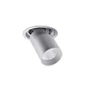 Spot TRAXX MICRO rund, svingbar, drejelig, omskiftelig LED IP20, sølv 