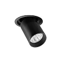 Spot TRAXX MINI rund, svingbar, drejelig, omskiftelig LED IP20, sort 