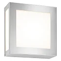 Udendørs wall luminaire 22 x 22 firkantet E27 IP44, rustfrit stål
