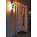 CMD Creative Metalldesign Belyst husnummer AQUA TRILO SENSOR - HOUSE NR CUTTED 2-fold, færdiglavet, med bevægelsesdetektor E27 IP44, rustfrit stål