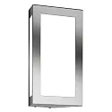 Udendørs wall luminaire AQUA LONG lang E27 IP44, rustfrit stål børstet