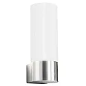 Udendørs wall luminaire AQUA WALL Kubusform E27 IP44, rustfrit stål børstet