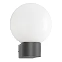 Udendørs wall luminaire AQUA BALL rund E27 IP44, antracit 