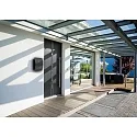 CMD Creative Metalldesign Postkasse lukket, med lås, buet, antracit