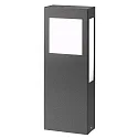 Udendørs stativlampe AQUA PAULO 40CM firkantet, flad 2G11 IP44, antracit dæmpbar