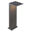 Solar gulvlampe med sensor IP54, antracit 