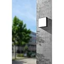CMD Creative Metalldesign Væg- og Loftlampe stor, firkantet IP65, antracit 