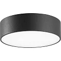 Væg- og Loftlampe stor, rund IP65, antracit 