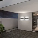 CMD Creative Metalldesign Udendørs wall luminaire 25CM up / down, lang IP65, antracit