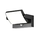 Udendørs wall luminaire CCT Switch, vipbar, med bevægelsesdetektor IP54