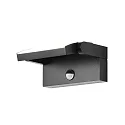 Udendørs wall luminaire CCT Switch, vipbar, med bevægelsesdetektor IP54