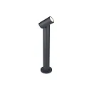 Udendørs stativlampe 1-flamme, cylindrisk, vipbar GU10 IP65, antracit