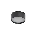 Udendørs loftlampe Ø 12CM rund, CCT Switch, med diffuser IP44, antracit, pulverlakeret