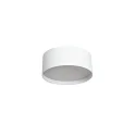 Udendørs loftlampe Ø 12CM rund, CCT Switch, med diffuser IP44, pulverlakeret, hvid