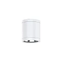 Udendørs loftlampe Ø 9CM CLEAR rund, CCT Switch IP65, pulverlakeret, hvid
