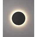 CMD Creative Metalldesign Udendørs wall luminaire rund, CCT Switch, indirekte IP54, antracit