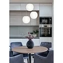 Pendel ACAI 21 3-flammer, rund E27 IP20, mat, opal hvid dæmpbar