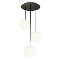 Pendel ACAI 26 3-flammer, rund E27 IP20, mat, opal hvid dæmpbar