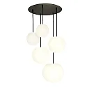 Pendel ACAI 16|21|26 5-flammer, rund E27 IP20, mat, opal hvid dæmpbar