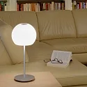 Casablanca Bordlampe BALL, 2x G9, IP20, opal hvid matt
