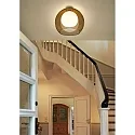Casablanca Loftlampe BALL E27 IP20, aluminium børstet, kobber dæmpbar