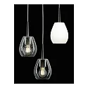 Casablanca Pendant luminaire BAGAN, E27, IP20, opal white matt
