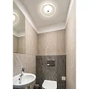 Casablanca Loftlampe BLOO IP20, krystalklar, mat, opal hvid dæmpbar