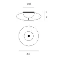 Casablanca Loftlampe BLOO IP20, krystalklar, mat, opal hvid dæmpbar