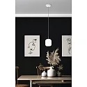 Casablanca Pendel MUREA E27 IP20, mat, opal hvid dæmpbar