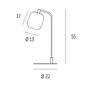 Casablanca Bordlampe MUREA