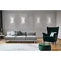 Casablanca Væglampe CUBE, 1x G9, IP20, opal hvid matt