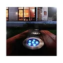  LED Gulvindbygningslampe Flat I RGB Udendørsspot, symmetrisk, 240V, 12W, 20-30°