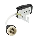 GU 10 socket with spacer