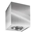  Kapego ceiling luminaire, Dato, 220-240V AC / 50-60Hz, GU10, 50W, aluminum, brushed silver