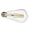 Lyskilde Edison pæreformet MASTER VALUE ST64 CLEAR E27 5,9W 806lm 2700K CRI 90 dæmpbar