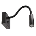 Væglampe BRAHE I, 100-240V AC/50-60Hz, 3,30 W, trafik sort