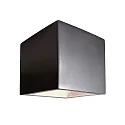 Deko-Light Væglampe CUBE up / down, Kubusform G9 IP20, sort dæmpbar