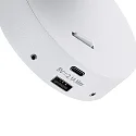 Deko-Light Læselampe CAN TILT ROUND USB rund, med afbryder, med USB-opladningsfunktion, kardanisk drejning GU10 IP20, hvid 
