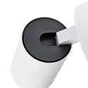 Deko-Light Læselampe CAN TILT ROUND USB rund, med afbryder, med USB-opladningsfunktion, kardanisk drejning GU10 IP20, hvid 