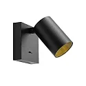 Deko-Light Læselampe CAN TILT SQUARE firkantet, med afbryder, kardanisk drejning GU10 IP20, sort 