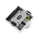 Læselampe CAN TILT SQUARE USB firkantet, med afbryder, med USB-opladningsfunktion, kardanisk drejning GU10 IP20, hvid 