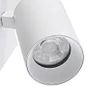 Læselampe CAN TILT SQUARE USB firkantet, med afbryder, med USB-opladningsfunktion, kardanisk drejning GU10 IP20, hvid 