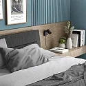 Deko-Light Læselampe CAN TILT SQUARE USB firkantet, med afbryder, med USB-opladningsfunktion, kardanisk drejning GU10 IP20, sort 