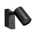 Deko-Light reading lamp CAN TILT SQUARE BASE MIX'N MATCH 1/3 square, with switch, without shade, cardanic swivelling GU10 IP20, black 