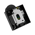 Deko-Light Læselampe CAN TILT SQUARE USB BASE MIX'N MATCH 1/3 firkantet, med afbryder, uden skærm, med USB-opladningsfunktion